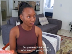 This 18YO EBONY TEEN Broke Every Rule On My Couch